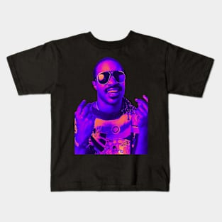 Outrun Stevie Wonder Kids T-Shirt